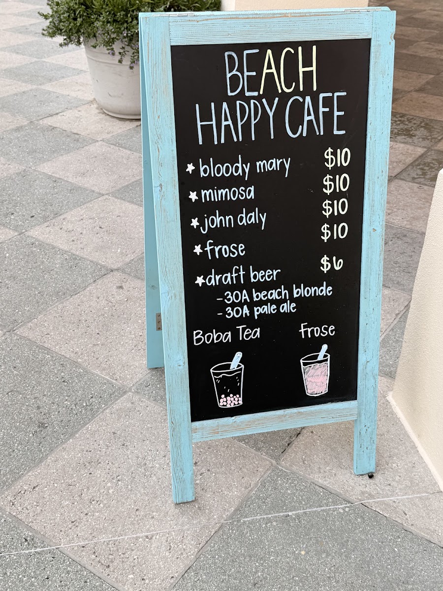 Menu Beach Happy Cafe-5